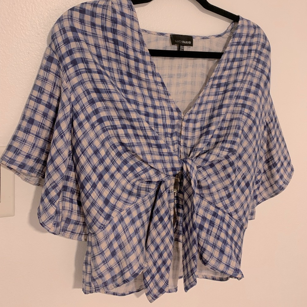 Lucy of Paris chic summer blouse